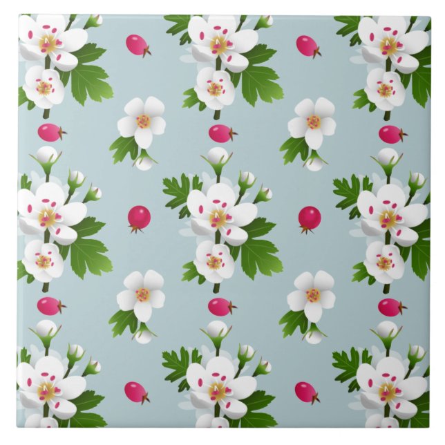 Carreau Fleurs d'épines (Devant)