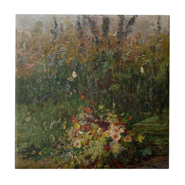 Carreau Fleurs estivales du terrain (Devant)