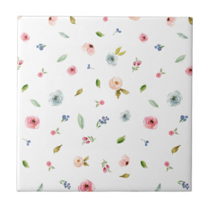 Carreau Fleurs florales Roses Cute botanique Simple Minima