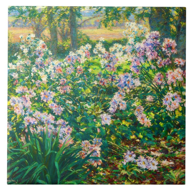 Carreau Fleurs jolies vintages Illustration Fleurs blanche (Devant)