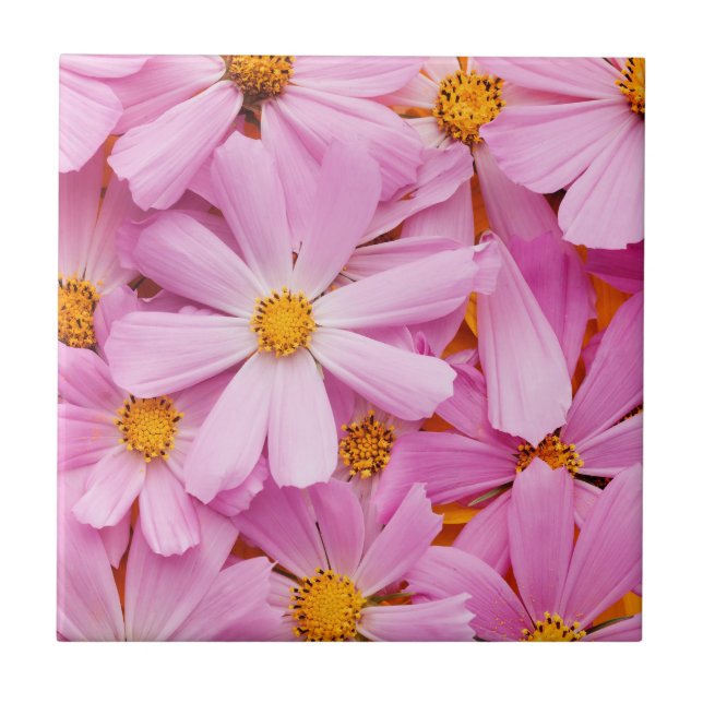 Carreau Fleurs roses (Devant)