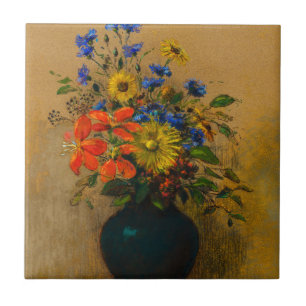 Carreau Fleurs sauvages vintages