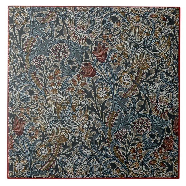 Carreau Fleurs vintages William Morris Golden Lily (Devant)
