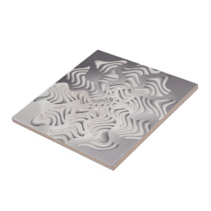 Carreau flocon d'argent