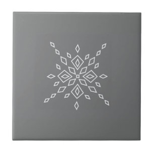 Carreau Flocon de Neige Cristallisé