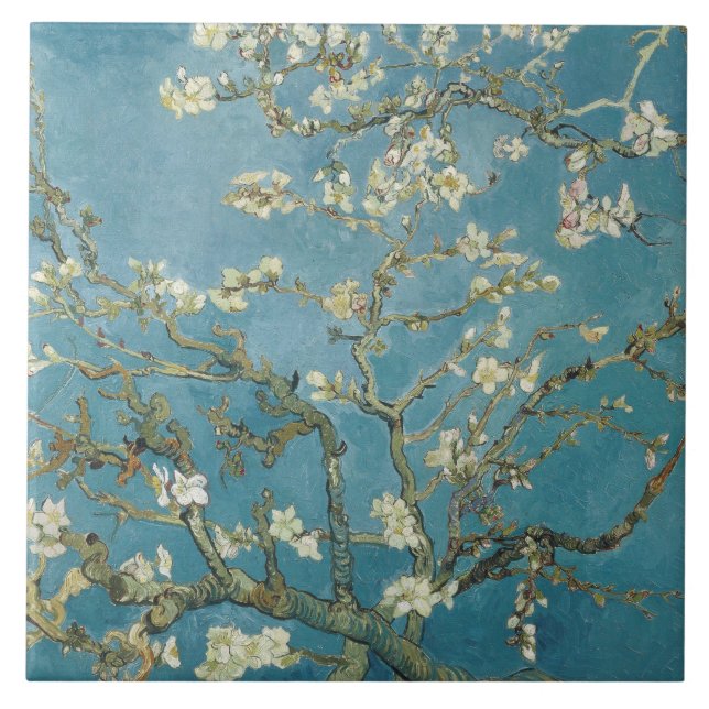 Carreau Floraison des amandiers Van Gogh  (Devant)