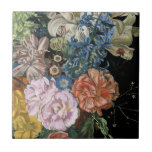 Carreau Floral baroque - Bouquet<br><div class="desc">Floral II baroque de Melissa Wang. Vous y trouverez une variété de fleurs lumineuses rapprochées dans un style baroque.</div>