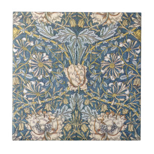 Carreau Floral bleu de William Morris
