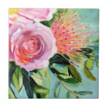 Carreau Floral I<br><div class="desc">Floral I brossé de Victoria Borges. Des textures douces et de beaux poinçons de couleur sont utilisés pour créer cette boutique de fleurs et de verdure. | 140392Z</div>