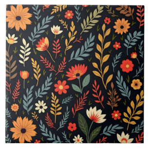 Carreau Floral Vintage belle collection populaire