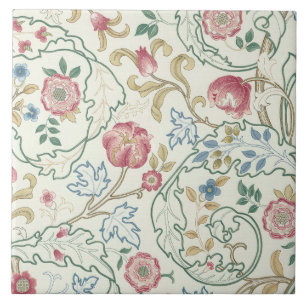 Carreau Flore, motifs floraux, William Morris