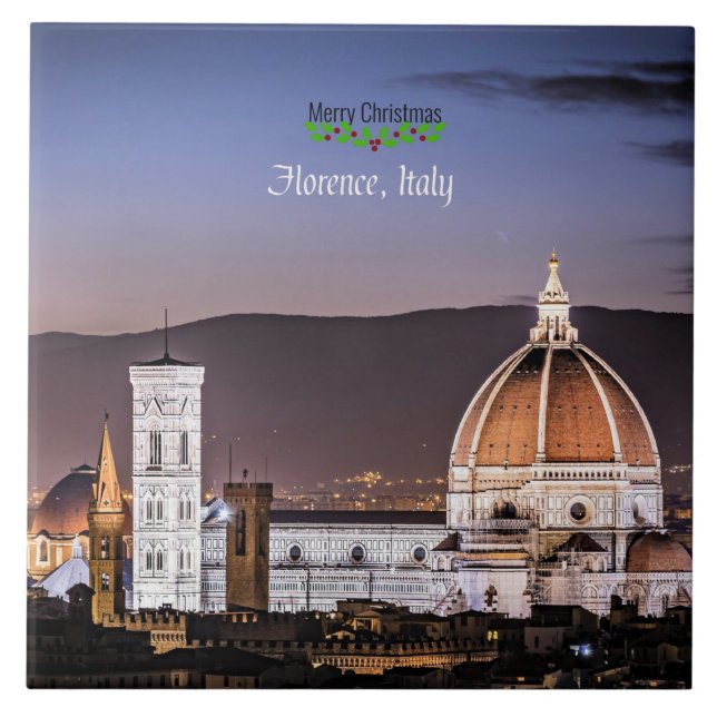 Carreau Florence, Italie, Joyeux Noël (Devant)