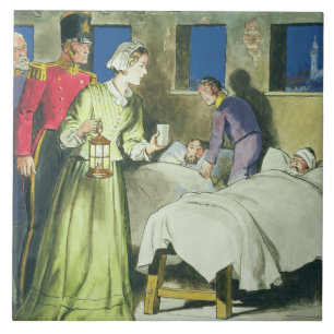 Carreau Florence Nightingale (1820-1910) des 'piaulements