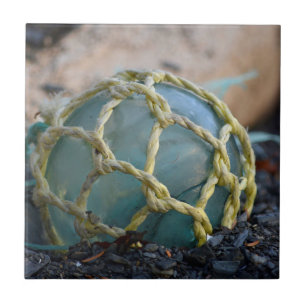 Carreau Flotte de pêche au verre, verticale