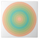 Carreau Flou Pêche Bermudes Cercles Carrelage céramique<br><div class="desc">Profitez de ce cercle motif en dégradés de la couleur de l'année 2024 Fuzzy Peach aux Bermudes.</div>