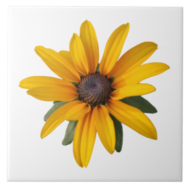 Carreau Flower Country Happy Yellow Ceramic Grand Carrelag (Devant)