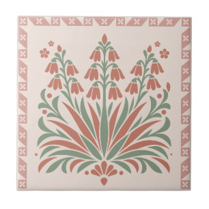 Carreau Flowering Yucca - Southwest Folk Pattern