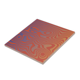 Carreau Flux de rêve l Motif abstrait tripant - N° 01