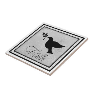 Carreau Foi et colombe