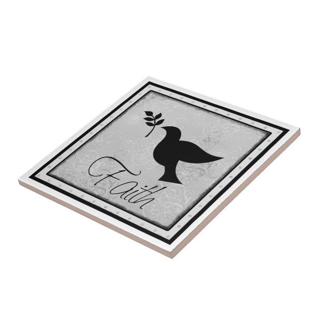 Carreau Foi et colombe (Côté)