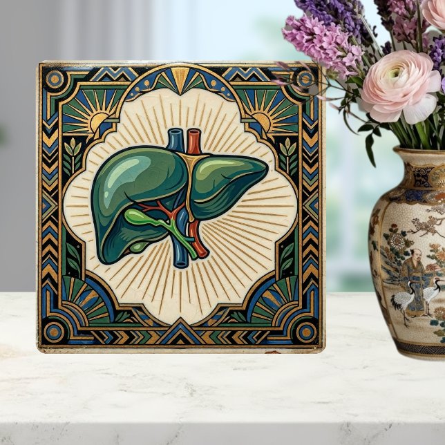 Carreau Foie Anatomique Art Déco (Créateur téléchargé)