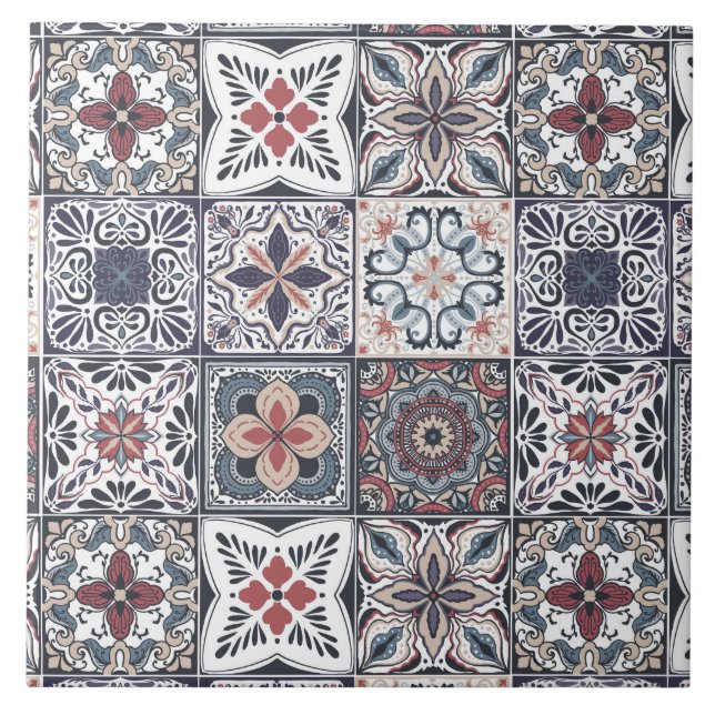 Carreau Fond d'écran Backsplashes / Talavera inspiré tuile (Devant)