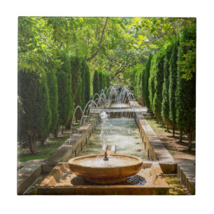 Carreau Fontaine dans les jardins d'Almudaina - Palma de M