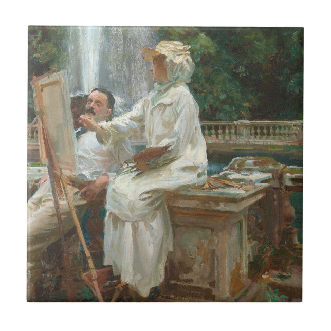 Carreau Fontaine Villa Torlonia Frascati, Italie par Sarge (Devant)