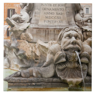Carreau Fontana del Pantheon (1575) a conçu par Giacomo 2