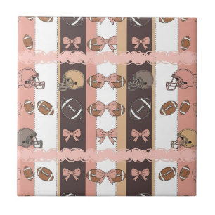 Carreau Football Coquette à motif léopard (6)