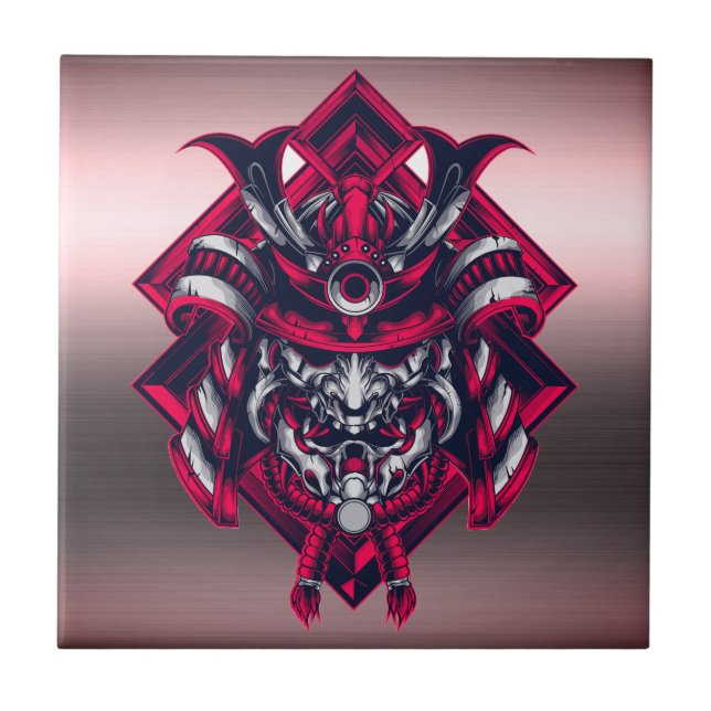 Carreau Force de Samurai - Élégance rétro (Devant)