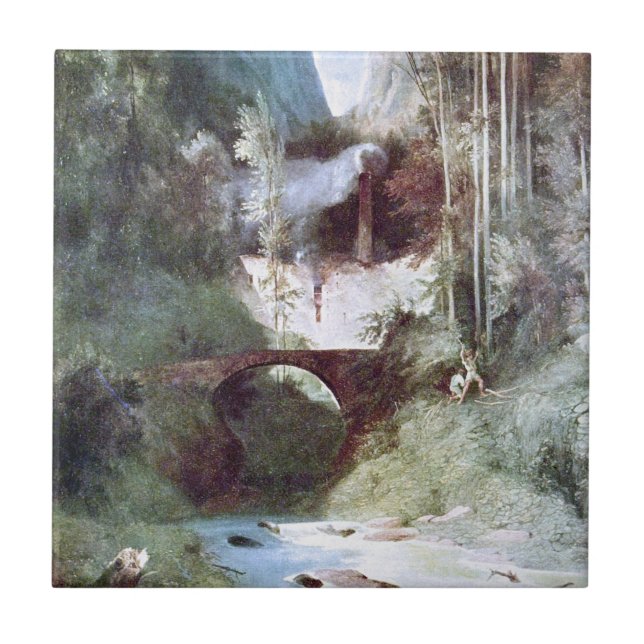 Carreau Forest Canyon (par Carl Blechen) (Devant)