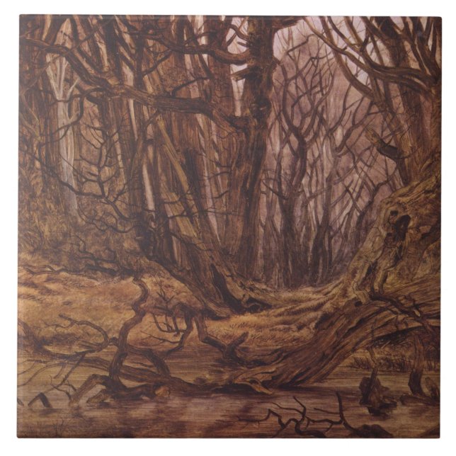 Carreau Forêt allemande en automne (Devant)