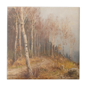Carreau Forêt de bouleau - Hugo Mühlig