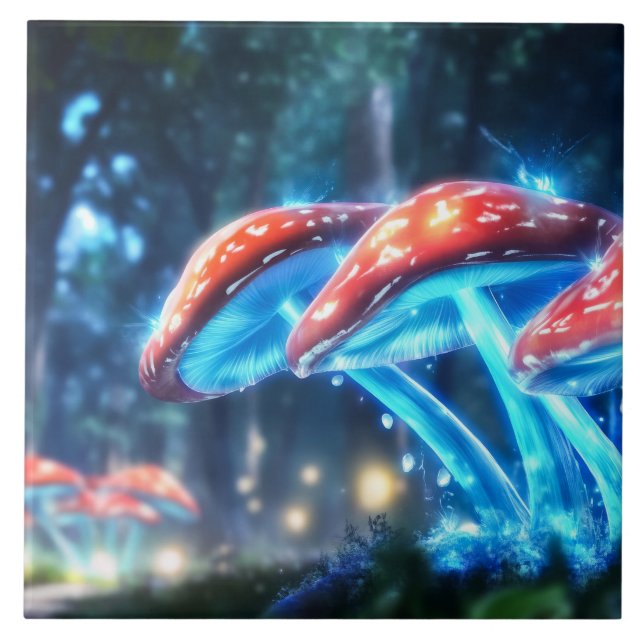 Carreau Forêt de Champignons (Devant)