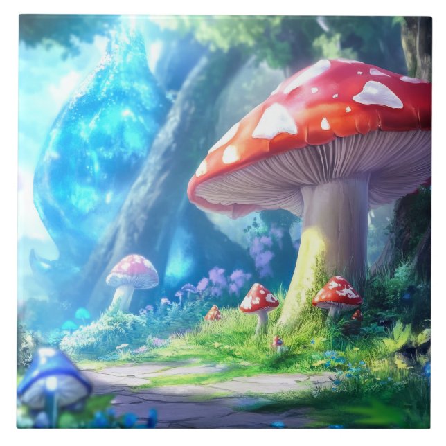 Carreau Forêt de Champignons (Devant)