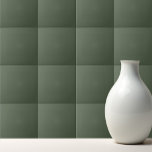 Carreau Forêt de couleur solide Moss vert foncé<br><div class="desc">Couleur solide Forêt Moss vert foncé design.</div>