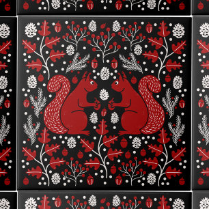 Carreau Forêt d'écureuils