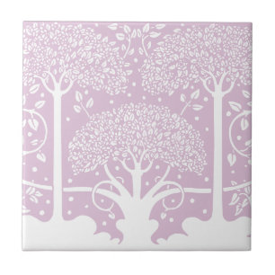Carreau Forêt enchantée Pink Fairytale Trees