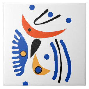 Carreau Formes fauvistes colorées