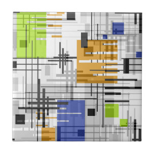 Carreau Formes géométriques modernes Abstraites rectangl