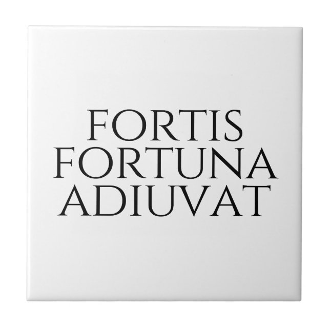 Carreau Fortis Fortuna Adiuvat (Devant)