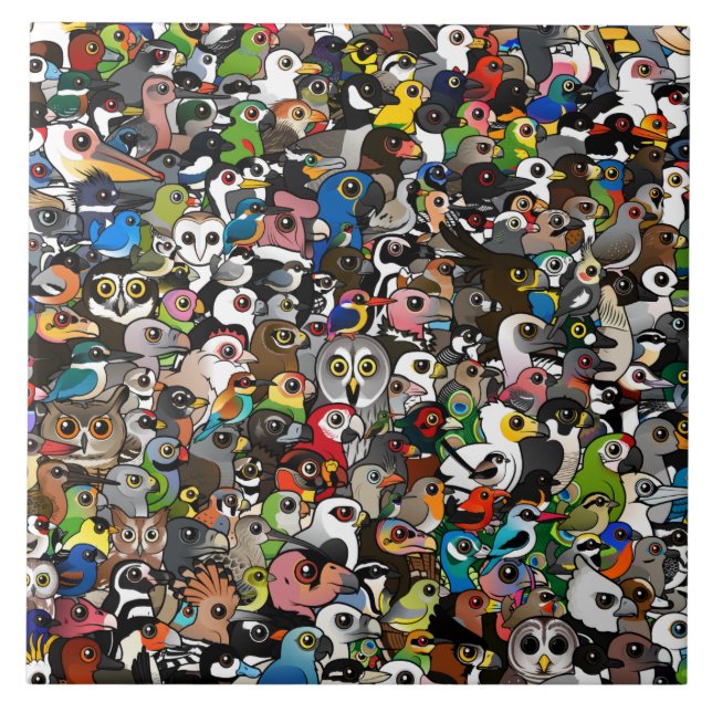 Carreau Foule de Birdorable (Devant)