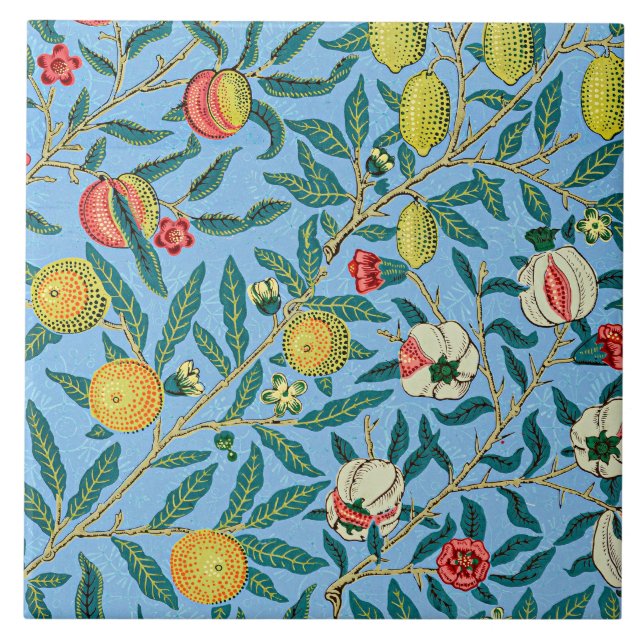 Carreau Four Fruits par William Morris (Devant)