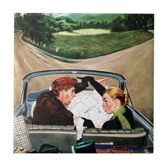 Carreau Fourche sur la route (Devant)