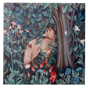 Carreau Fox dans la forêt, William Morris