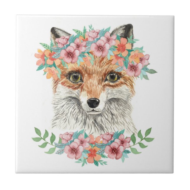 Carreau Fox floral (Devant)