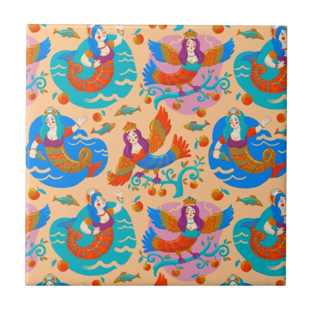 Carreau Foyers et sirènes (Devant)