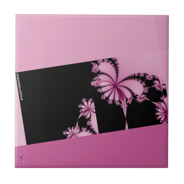 Carreau Fractal garden rose water (Devant)