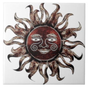 Carreau Fractale en bronze de Sun